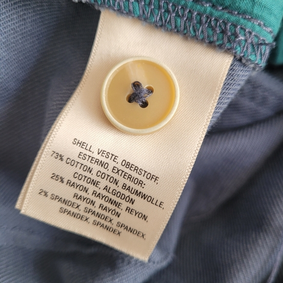 Anthropologie High Rise Wide Leg Button Fly Pants Size 4 - Picture 7 of 9